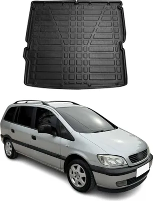 Image de Bac de coffre pour Opel Zafira MPV 1999-2005 Caoutchouc TPE noir