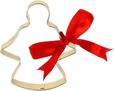 Zdjęcie produktu dla Foremki Do Ciastek - Anioł, 7 Cm, Złote