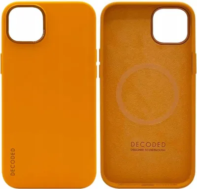 Image de Decoded Silicone Case with Magsafe for Iphone 14 Plus - Orange