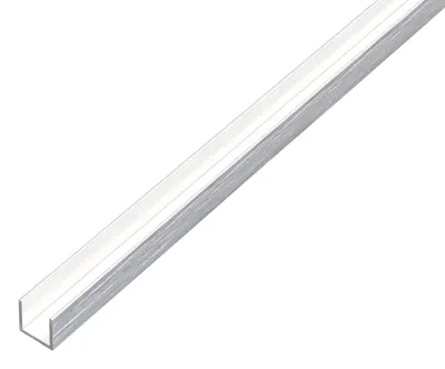 Zdjęcie produktu dla GAH-Alberts 488963, Aluminium, Stal nierdzewna, W kształcie litery U, 1 szt., 100 cm, 1 cm