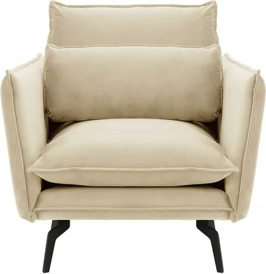 Produktbild von Sessel Layla - hellbeige - Velluto 2