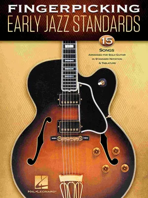 Obrázok produktu pre Fingerpicking Early Jazz Standards: 15 Songs Arranged for Solo Guitar in Standard Notation & Tablature