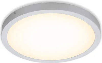 Produktbild von LED Aufbauleuchte Deckenlampe 24,5 W Chrom 3000K IP20 Ø40,5cm Metall Briloner
