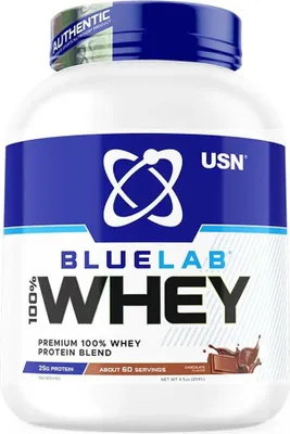Produktbild von USN Blue Lab Whey- 2 kg Chocolate