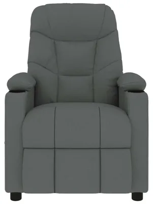 Immagine prodotto di vidaXL Sedia da massaggio in tessuto grigio scuro
