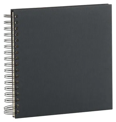 Produktbild von Rössler 1329452706 - S.O.H.O. Wire-O Fotoalbum 230 x 230 mm, 30 Blatt, Schwarz