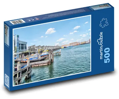 Obrázek produktu pro Puzzle 500 Scheveningen - Holandský Přístav - martinpuzzle