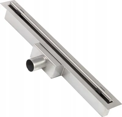 Obrázek produktu pro Sprchový odtok do koupelny Linear Slim 600 mm, čtvercová ocelová tyč