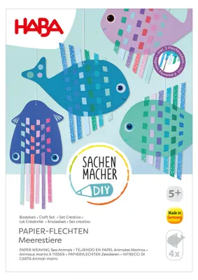 Obrázok produktu pre HABA Bastelset - Papier-Flechten Meerestiere
