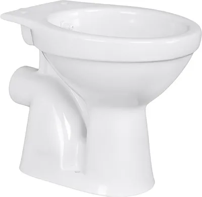 Produktbild von Belvit Dusch WC mit Bidet Funktion – Standtoilette mit Taharet Hygienedusche Wandabgang Keramik ohne WC-Sitz