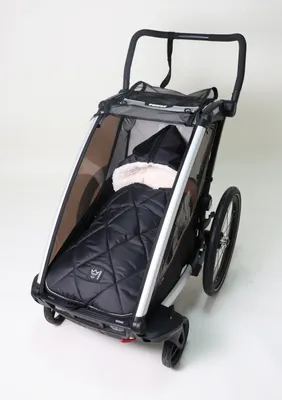 Produktbild von Kaiser, 65763251 Thermo Sherpa Fleece Universal Kinderwagen Fußsack XL TOO, black
