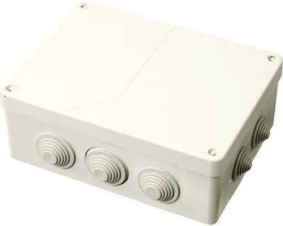 Produktbild von Spelsberg Feuchtraum Verbindungsdose IP55 HP190 HxBxT 149x199x77 mm grau mit Stufennippel
