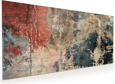 Produktbild von Küchenrückwand Spritzschutz Glas mit Motiv Abblätternde Farbe 40 x 40 cm