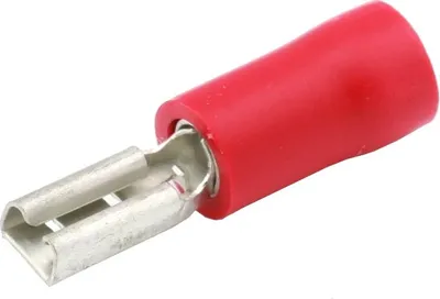 Produktbild von Carpoint Flachsteckhülse 541 Rot 6.3x0.8mm 10 Stück