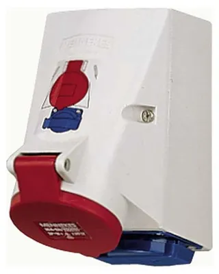 Immagine prodotto di Presa a muro Mennekes 32A,5p,6h,400V,IP44 1651