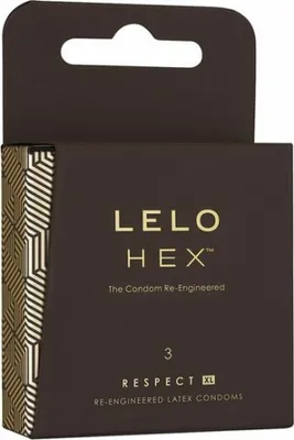 Produktbild von LELO HEX Condoms Respect XL 3 Pack