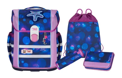Immagine prodotto di McNeill zaino della scuola Ergo Mac Set 4 -pezzi Ocean blu multicolore