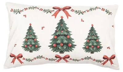 Imagen del producto de Clayre & Eef: Cojín decorativo beige, material sintético, para árbol de Navidad