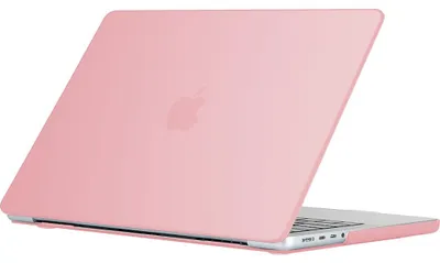 Produktbild von Mobigear Glänzende Schutzhülle für MacBook Pro 14 Zoll (2021-2026), Hartschalenhülle, MacBook Case - Rosa - Modell A2442 / A2779 / A2918 / A2992 / A3401 / A3112 / A3434 / A3427 / A3426