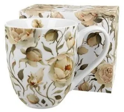 Obrázok produktu pre Porcelánový hrnek XXL English Roses White