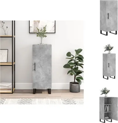 Imagen del producto de vidaXL, aparador gris hormigón, 34,5 x 34 x 90 cm, material de madera, - Aparadores