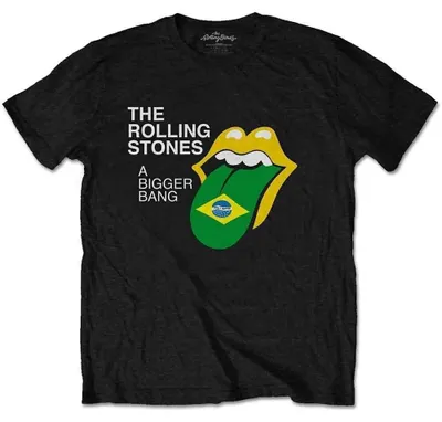 Produktbild von The Rolling Stones Bigger Bang - Brazil '80 (Back Print) Black L T-Shirt