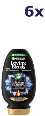 Produktbild von 6x Garnier Conditioner Loving Blends - Charcoal 250ml