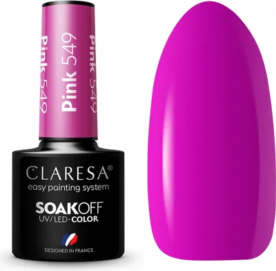 Produktbild von CLARESA Hybrid-Gel-Nagellack ROSA 549 -5g