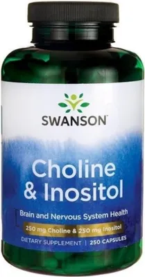 Productafbeelding van Swanson Cholina + inozytol (250 capsules) 7698