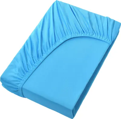 Produktbild von Jersey Spannbettlaken Türkis 120 X 200 + 30 CM