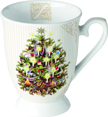 Produktbild von Weihnachten - Becher – Mug 0,25 L - Fine Bone China - Format: Ø 7,5