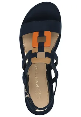 Produktbild von MARCO TOZZI Damen Sandalette Fersenriemen 2-28107-42, Größe:41 EU, Farbe:Blau