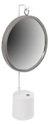 Obrázok produktu pre Zrkadlo Eleganca s rámom v bielej a striebornej farbe