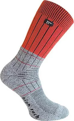 Produktbild von ROHNER FIBRE High Tech Junior Wandersocken rot 23-26