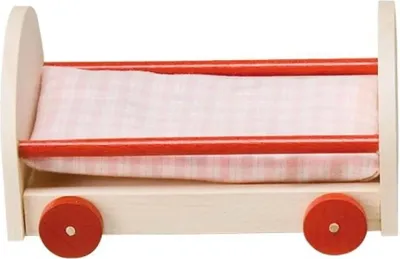 Produktbild von Babybett für Puppenstube - Süße Träume für deine Puppen
