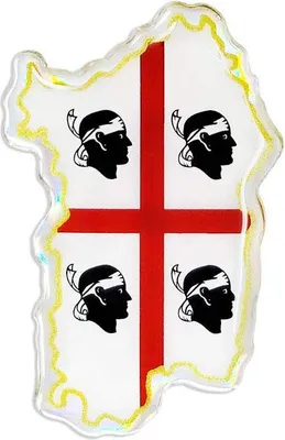Immagine prodotto di Adesivo 3D Bandiera Sardegna HQ