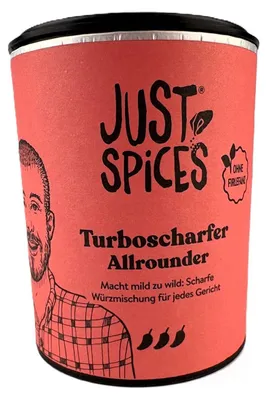 Produktbild von Just Spices Turboscharfer Allrounder 61g