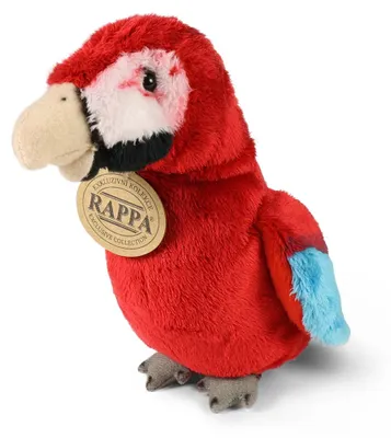 Immagine prodotto di Ara rossa di peluche, 15 cm, ecologica