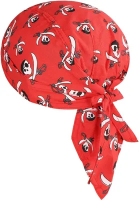 Zdjęcie produktu dla Chusta uni , oddychowa bawełna, bandana i piracka czapka, do sportu