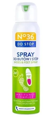 Produktbild von No36, Anti-Pilz Schuh- und Fußspray, 150 ml