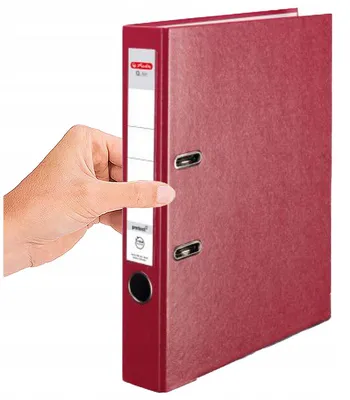 Produktbild von Herlitz Segregator na Dokumente A4 50mm Rot