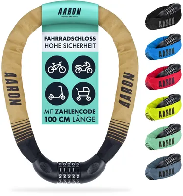 Produktbild von AARON Lock One Fahrradschloss mit Zahlencode Beige