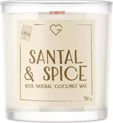Obrázek produktu pro Goodie Svíčka s dřevěným praskajícím knotem - Santal & Spice 50 g