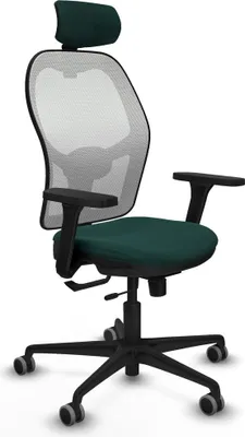 Immagine prodotto di Sedia da ufficio con poggiatesta Jorquera Piqueras y Crespo 3D036G2 verde