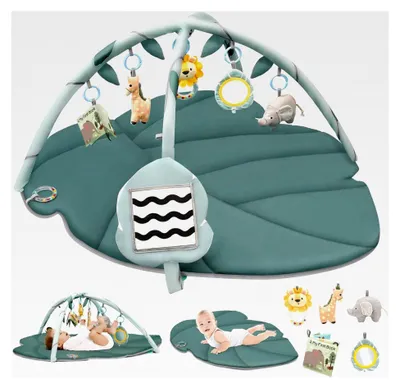 Produktbild von Spielmatte für Babys mit Spielbogen und abnehmbaren Spielzeugen