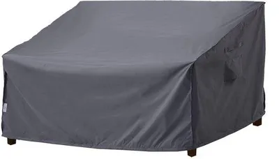 Zdjęcie produktu dla Zadaszenie do leżaka ogrodowego – wodoodporne, w kolorze czarnym – 138 x 99 x 61/89 cm