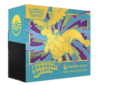 Produktbild von Pokemon Erhabene Helden Pokémon Center Top-Trainer-Box - DEUTSCH