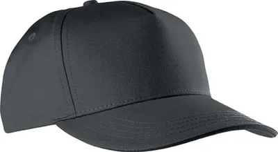 Produktbild von K-Up Uni Kappe Sandwich Peak Cap Panel Cap Basecap Schirm Mütze, Größe:U, Farbe:Dark Grey/Black