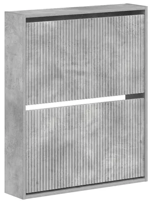 Productafbeelding van vidaXL Wandgemonteerde schoenenkast ARNHEM, 71 x 17 x 86 cm, betonkleur