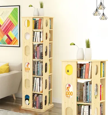 Produktbild von 360Home 360° drehbares Bücherregal Kinderbuchregal  Regal Klein 【BR639J】